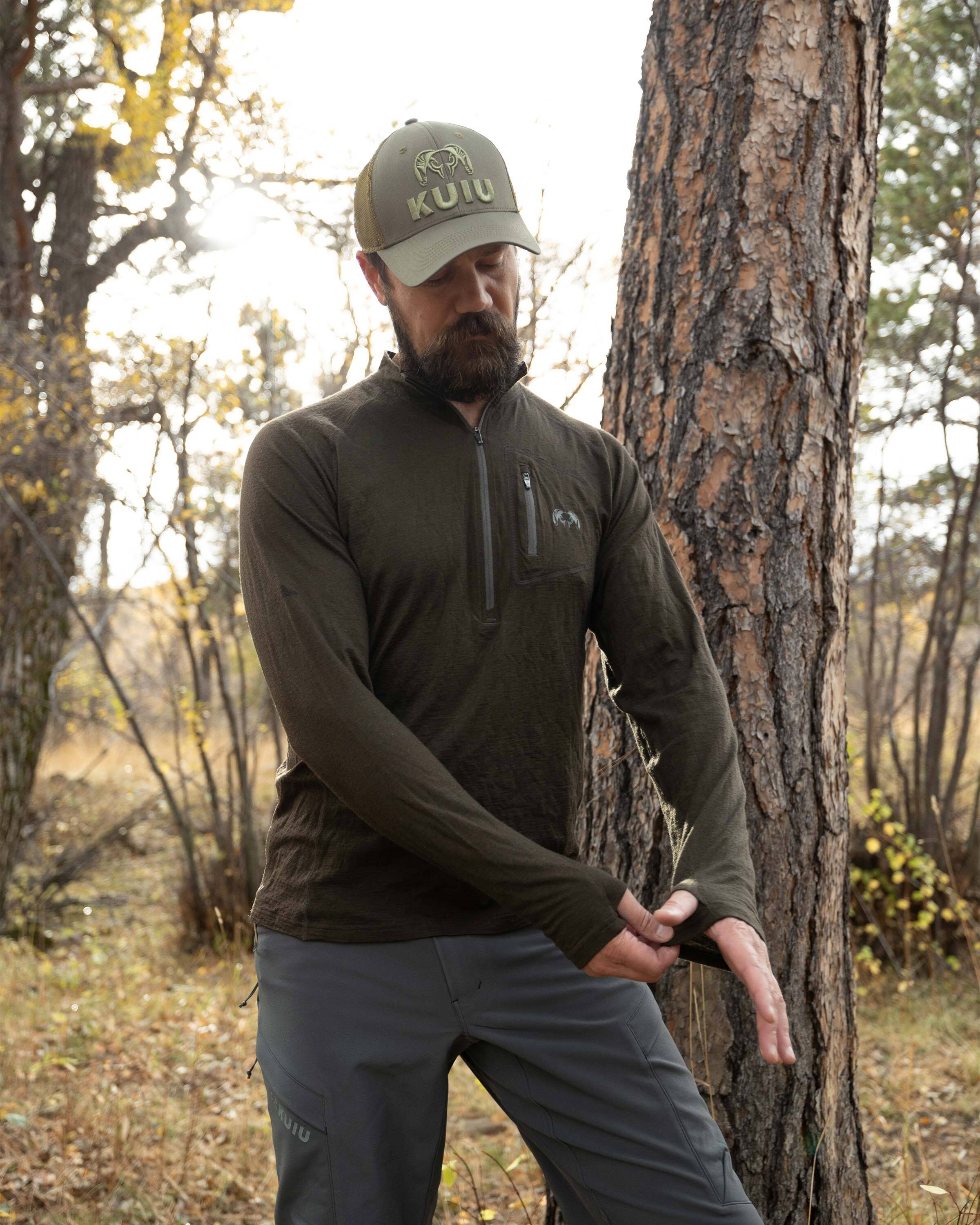 ULTRA Merino 145 Zip-T Hunting Shirt | Ash - Image 4