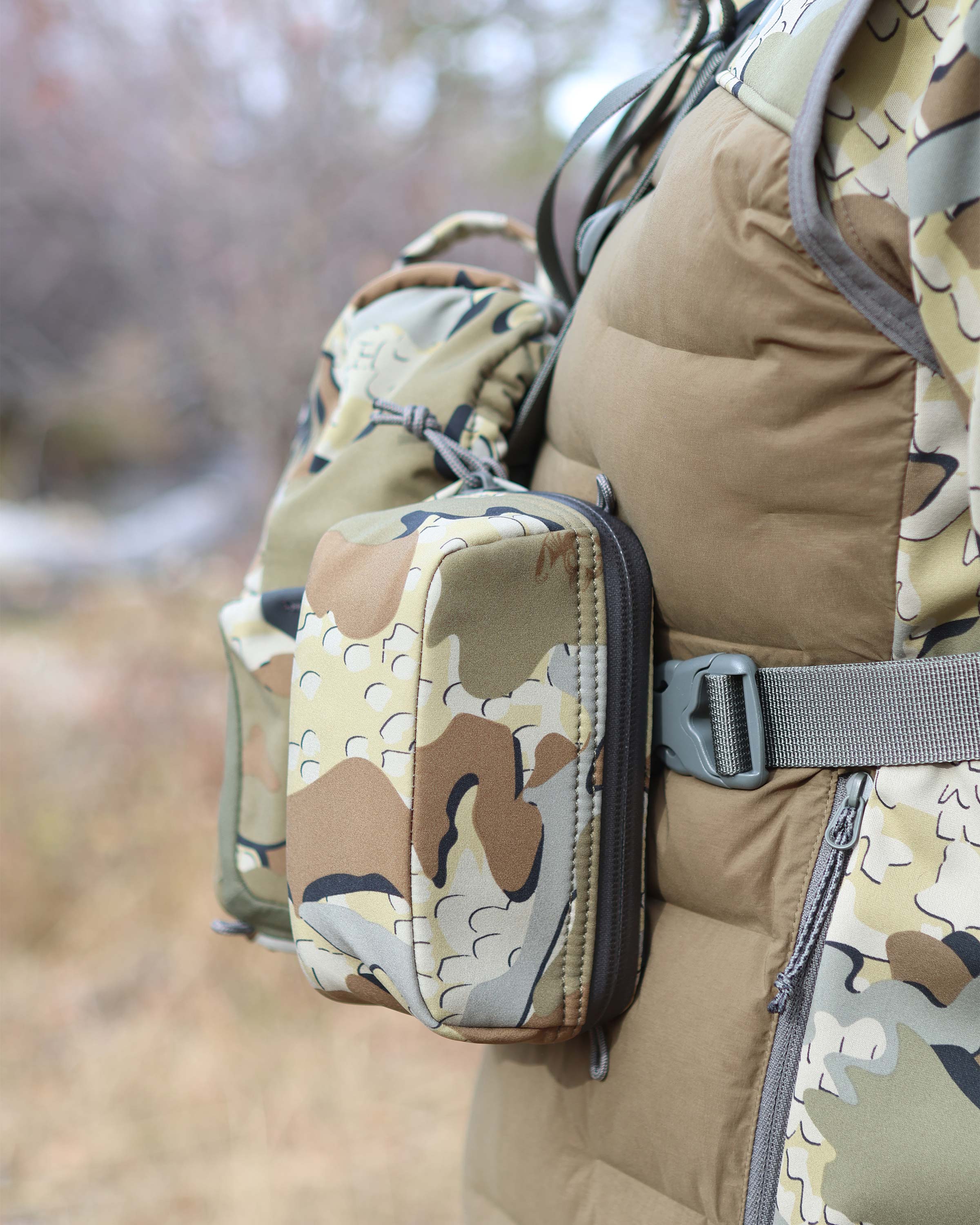PRO G3 Bino Harness Accessory Pocket | Ash - Image 8